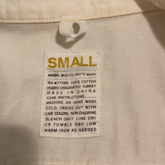 Jcrew white denim jacket - Picture 5 of 5